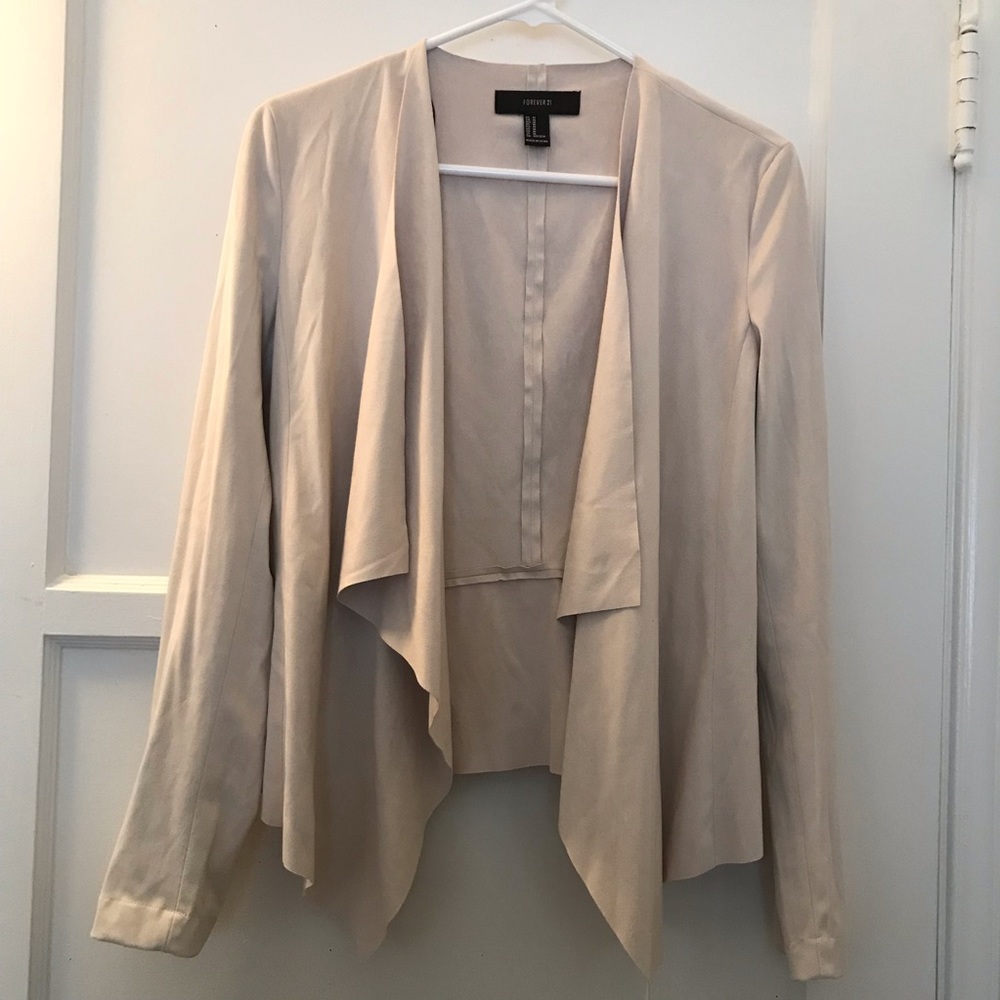 Forever 21 Faux Suede Blazer